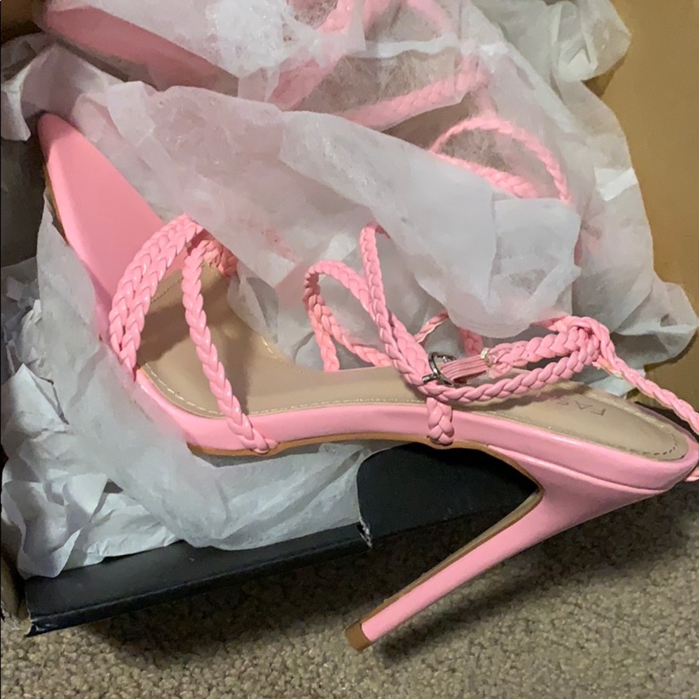 Pink heels